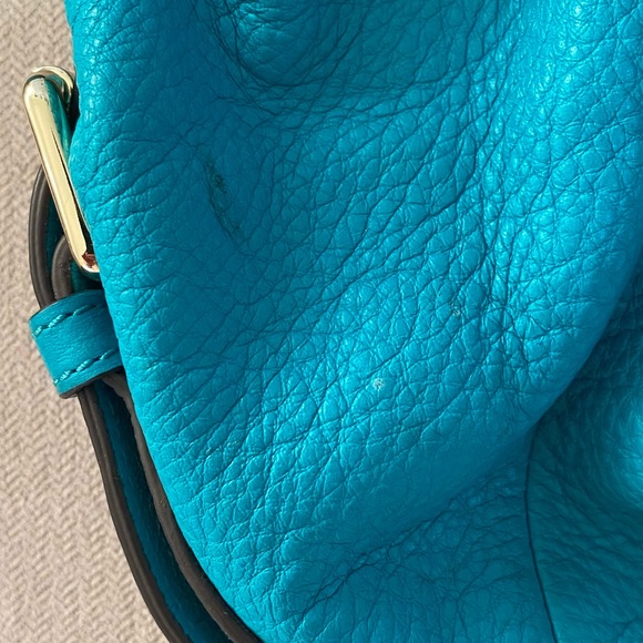 ♥️Preloved♥️ Vince Camuto Turquoise Cris-SA Group Satchel - Picture 15 of 16